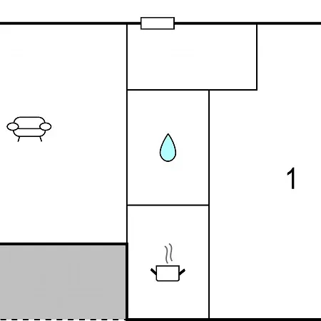 Апартаменты One-bedroom In *